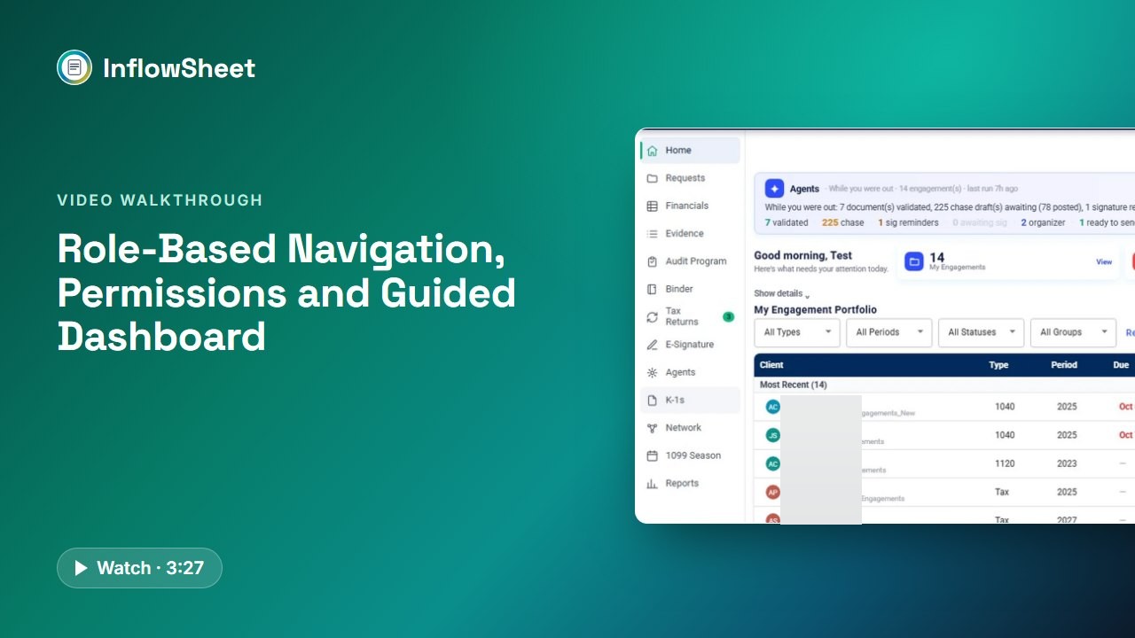 Roles, permissions and dashboard: walkthrough thumbnail